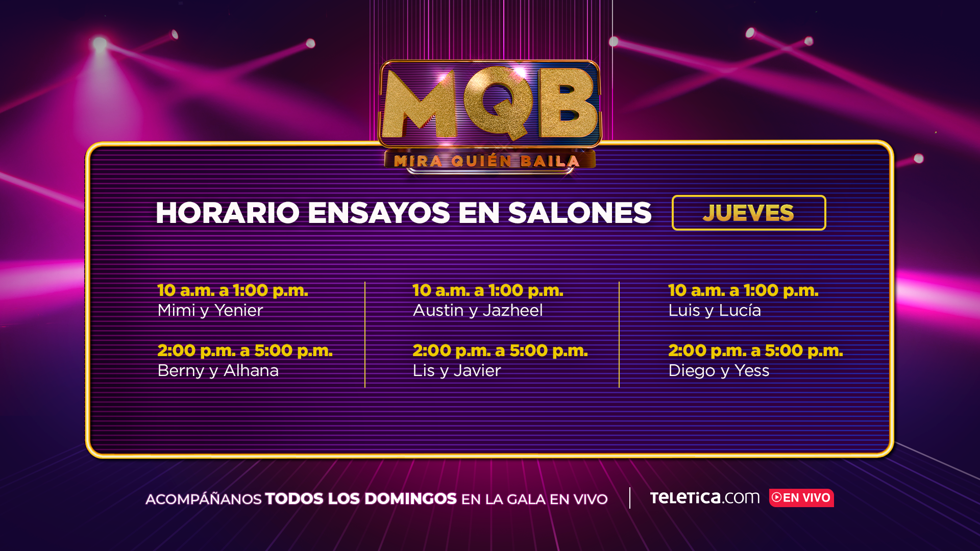 Horario MQB